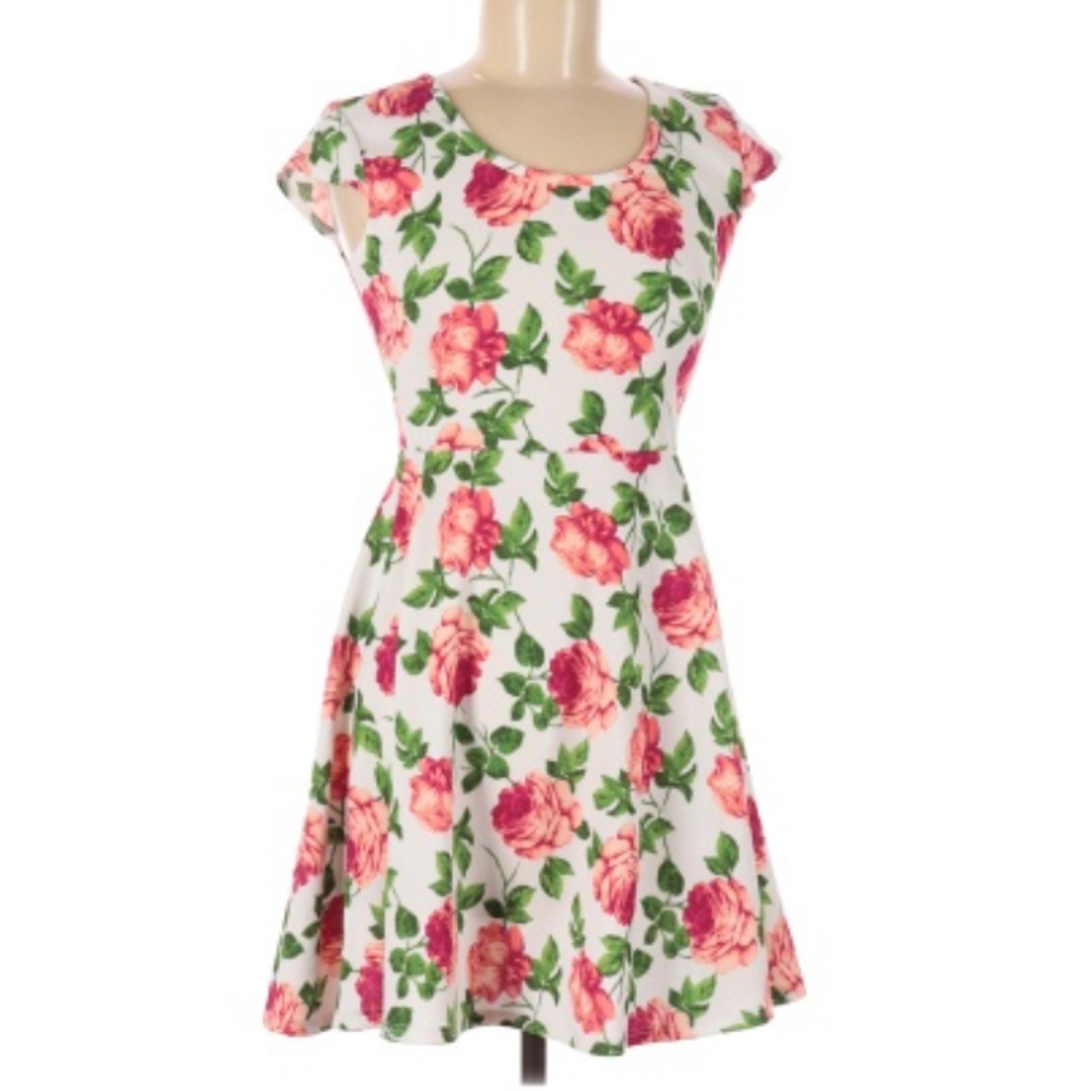 Floral Fit & Flare Dress
